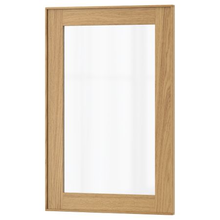 Стеклянная дверь ЭКЕСТАД, дуб