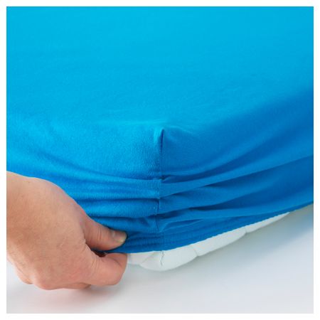 Натяжная простыня для раздвижной кровати, 2 штуки ЛЕН, бирюзовый