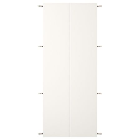 Пара дверец с петлями, белый 80x200 см IKEA VEDDINGE ВЕДДИНГЕ 792.850.81