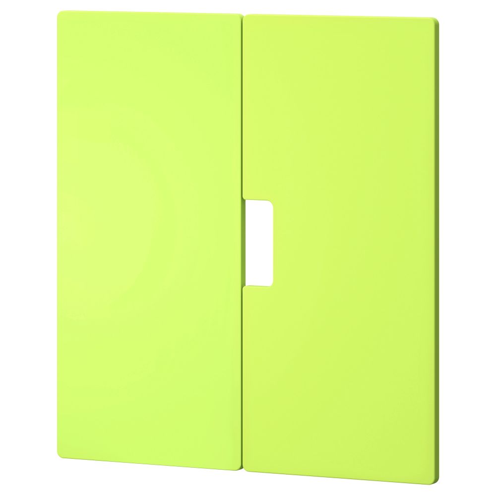 Дверь СТУВА МОЛАД, зеленый (60x64 см) - схема-чертеж с размерами