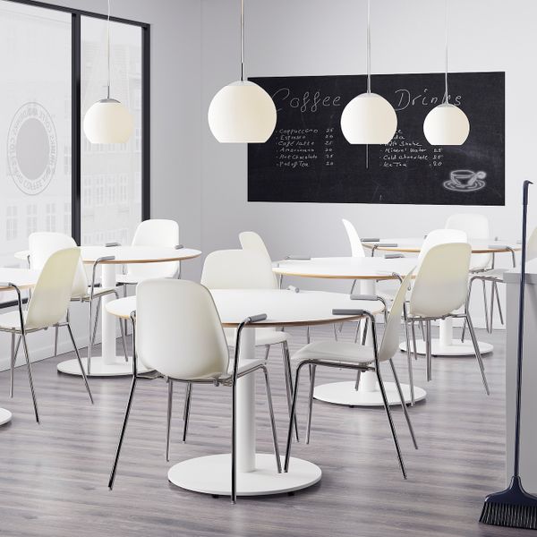 Стул, белый/Дитмар хромированный IKEA LEIFARNE ЛЕЙФ-АРНЕ 192.271.69 - фото 5