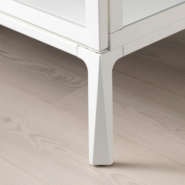 Шкаф-витрина, белый 73x175 см IKEA MILSBO МИЛЬСБУ 903.964.26 - фото 5