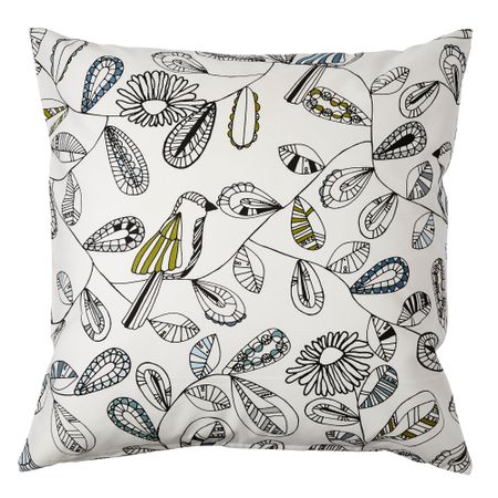 Чехол на подушку СНАББВИНГЕ, белый, разноцветный (50x50 см)