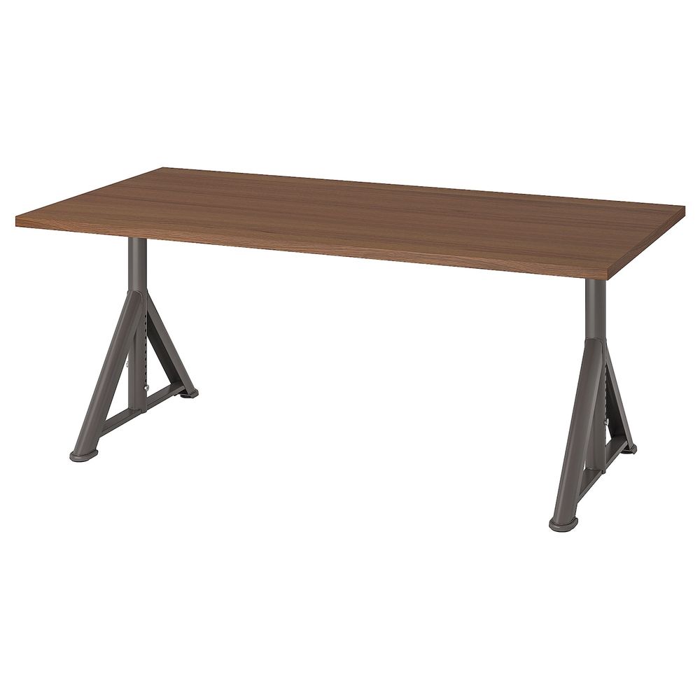 Письменный стол, коричневый/темно-серый 160x80 см IKEA IDÅSEN ИДОСЕН 592.810.41 - фото 1