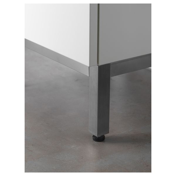 Шкаф под раковину с 2 дверцами ЛИЛЛОНГЕН, белый - схема-чертеж с размерами