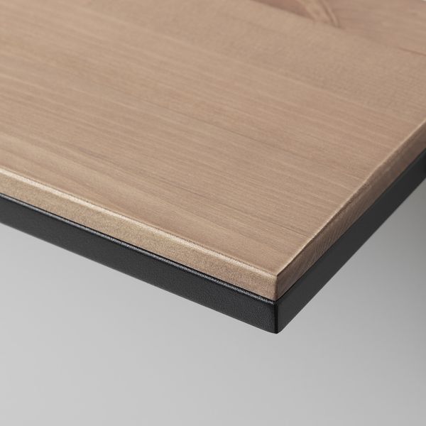 Полка навесная, черный 101x20 см IKEA FJÄLLBO ФЬЕЛЛЬБО 804.305.86 - схема-чертеж с размерами