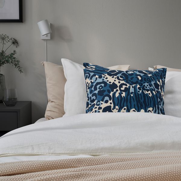 Чехол на подушку, 50x50 см, насыщенный синий IKEA KAPHYACINT 505.542.34 - фото 5