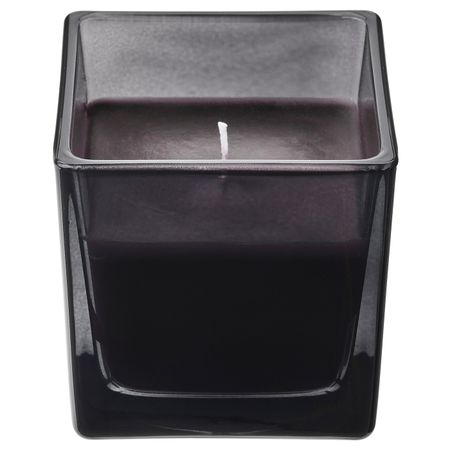 Ароматическая свеча в стакане, сосна/черный 8 см IKEA FRAMFÄRD ФРАМФЭРД 204.861.66