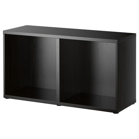 BESTÅ Каркас - черно-коричневый 120x40x64 см