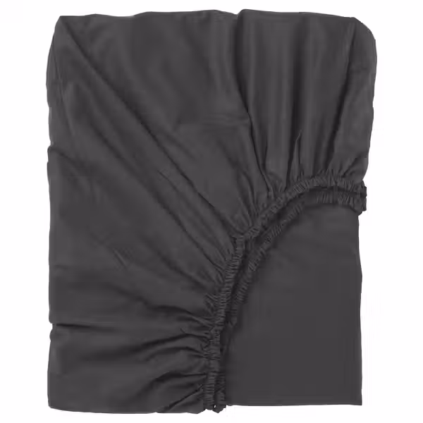 DVALA Простыня натяжная - чёрный 90x200 см - фото 1