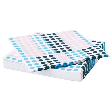 Салфетка бумажная, разные цвета 33x33 см IKEA ФРАМКЭЛЛА 904.074.01