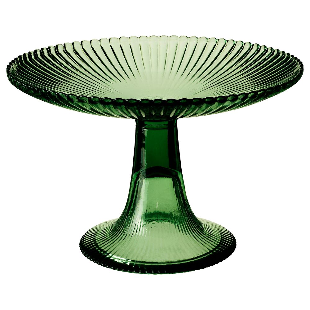 Миска сервировочная, 25 см, зеленый IKEA VINTERFINT 805.598.43 - фото 1