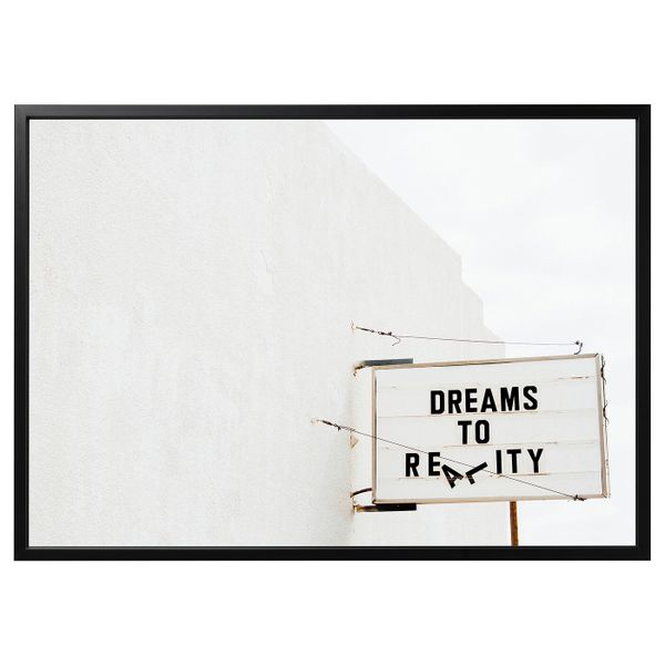 Картина с рамой, Dream, черный 140x100 см IKEA БЬЁРКСТА 792.977.86 - фото 1