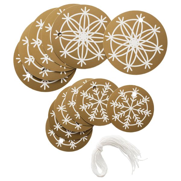 Ярлыки для/подарков, золотой IKEA ВИНТЕР 2019 804.623.13 - фото 1