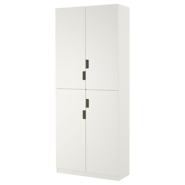 Гардероб ПАКС, белый, Сандсет белый (100x38x236 см) - фото 2