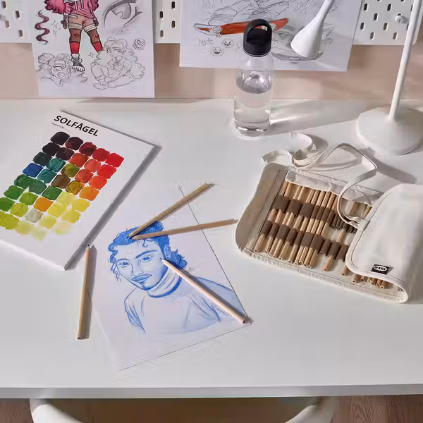 IKEA, дополнительный ракурс - схема-чертеж с размерами