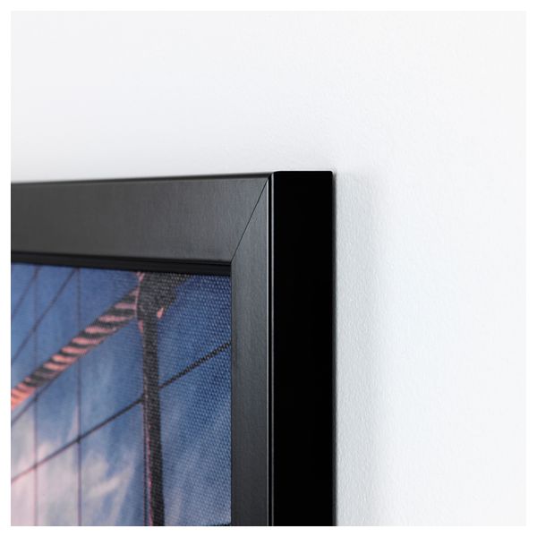 Картина с рамой БЬЁРКСТА, Огни Нью-Йорка, черный (200x140 см) - фото 4