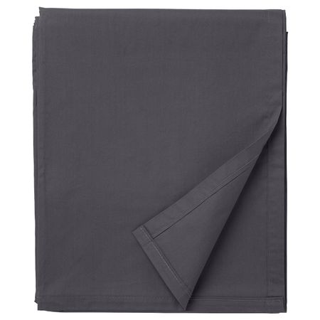 Простыня, темно-серый 240x260 см IKEA ПУДЕРВИВА 203.582.82