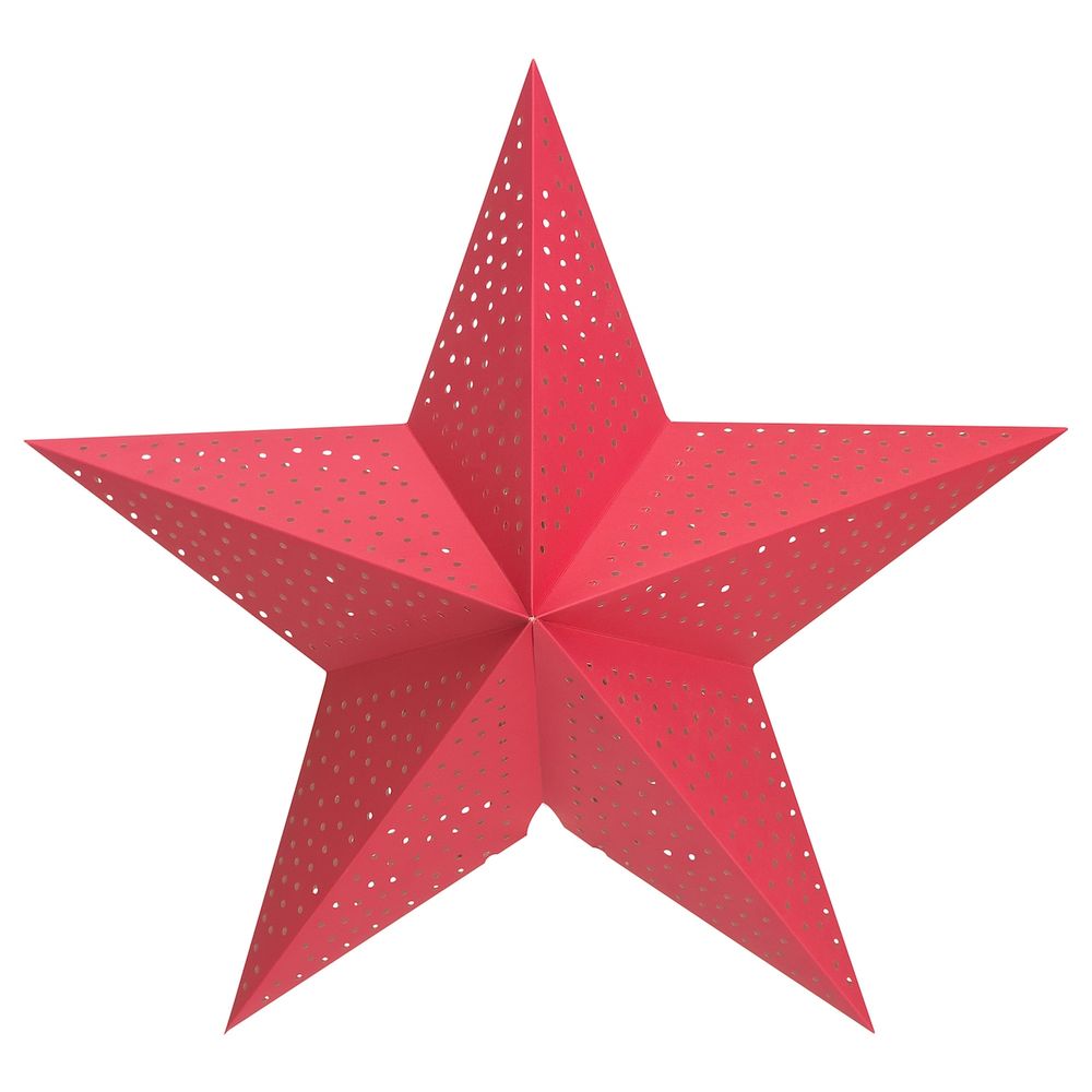 Абажур, точечный красный, 48 см IKEA СТРОЛА 904.442.72 - фото 1