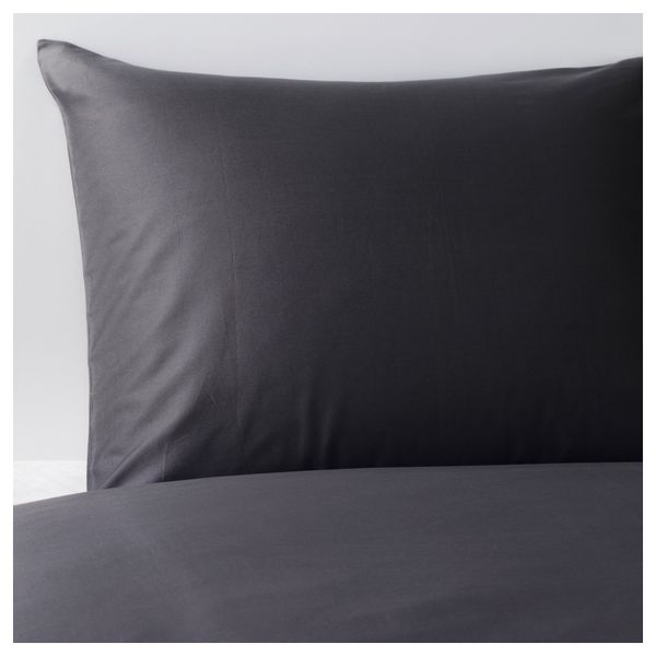 Пододеяльник и 1 наволочка ГЭСПА, темно-серый - фото 1