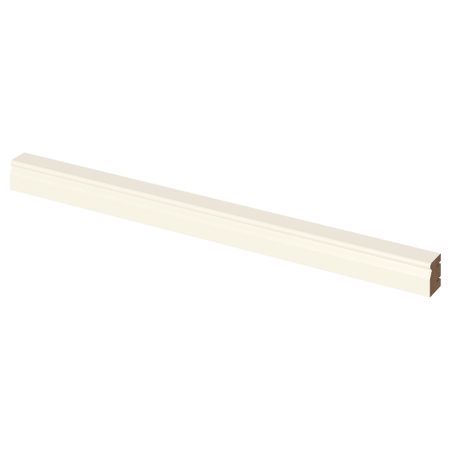 Карниз декоративный профилированный ФОРБЭТТРА, белый с оттенком (221x4 см)