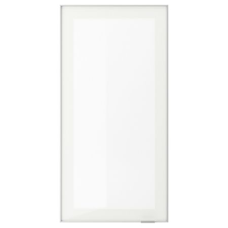 Стеклянная дверь, матовое стекло/алюминий 40x80 см IKEA JUTIS ЮТИС 403.873.49