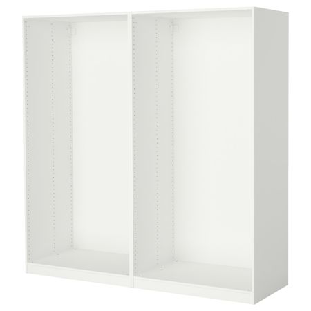 2 каркаса гардеробов, белый 200x58x201 см IKEA PAX ПАКС 098.952.50