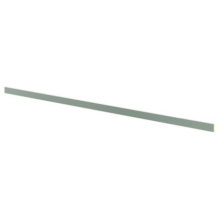 NICKEBO Карниз декоративный - матовая поверхность серо-зеленый 221x1 см