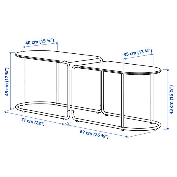 IKEA в интерьере - схема-чертеж с размерами