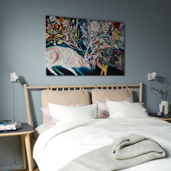 Картина с рамой, 118x78 см, Столкновение/черный IKEA BJÖRKSTA 694.715.97 - фото 3