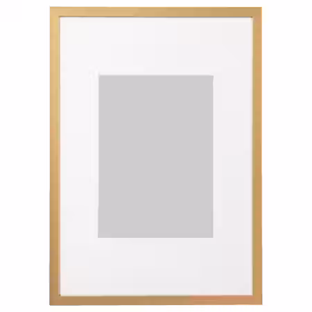 LOMVIKEN Рама - золотой 21x30 см