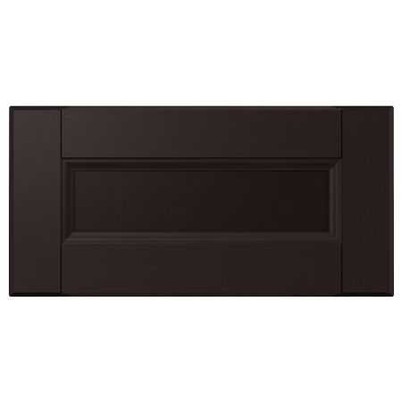 Фронтальная панель ящика ЛАКСАРБИ, черно-коричневый