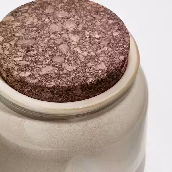 BRUGDHAJ БРУГДХЭЙ Емкость с крышкой - бежевый 1 л - схема-чертеж с размерами