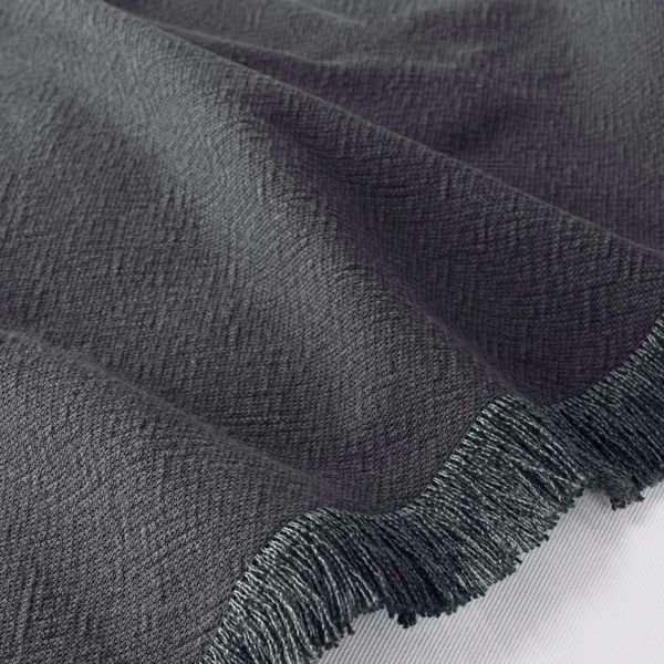 Плед, сине-серый темный 150x200 см IKEA ЙОФРИД 103.957.46 - фото 2