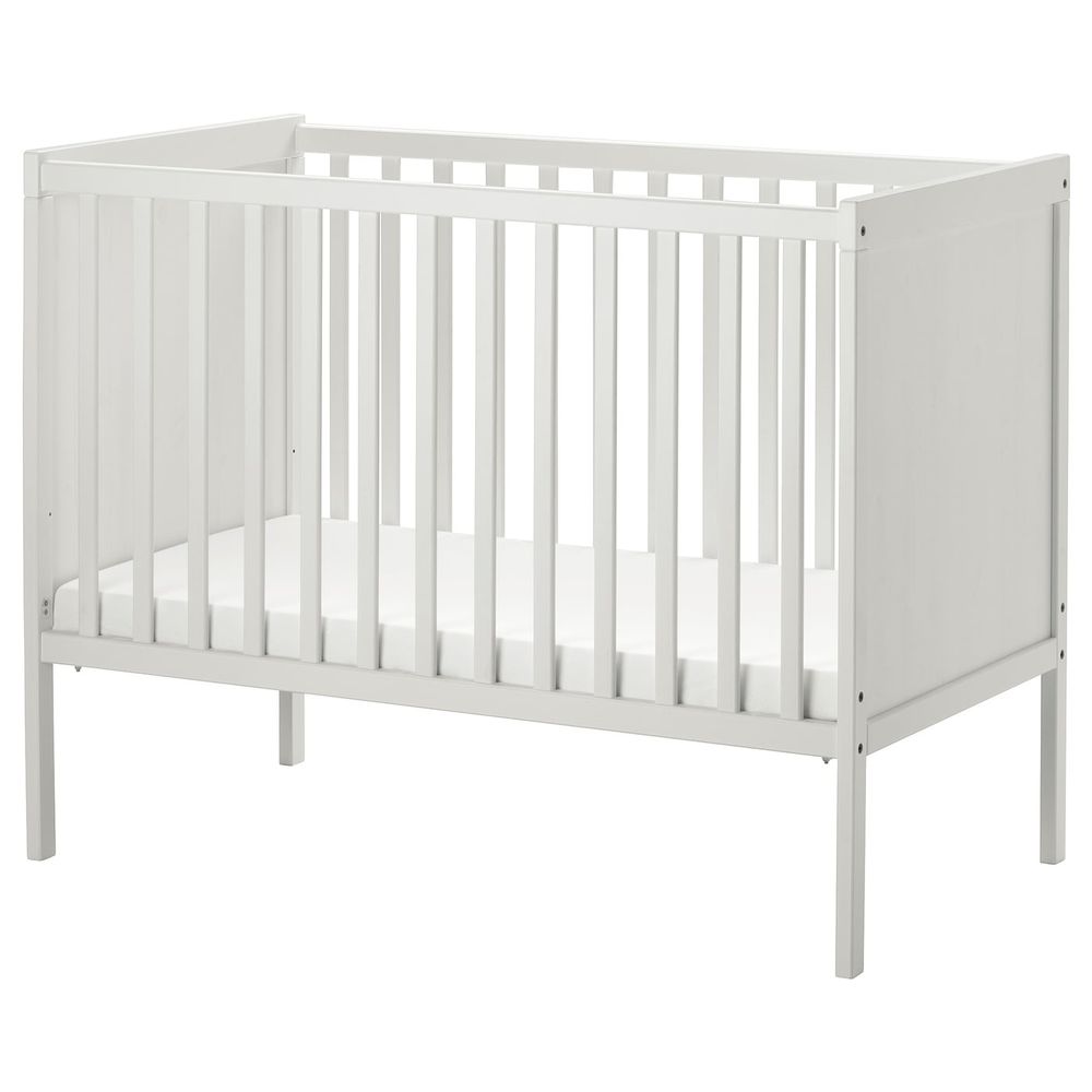 Кроватка детская, белый 60x120 см IKEA SUNDVIK СУНДВИК 804.212.14 - фото 1