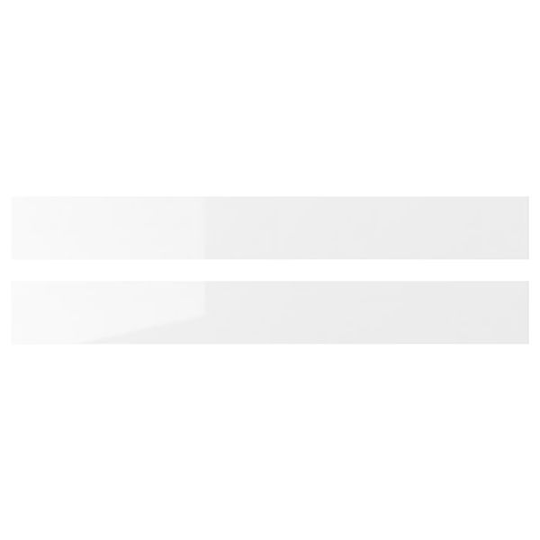 RINGHULT Фронтальная панель ящика - глянцевый белый 80x10 см - фото 1