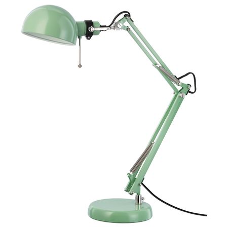 Лампа рабочая, зеленый IKEA ФОРСО 703.605.60