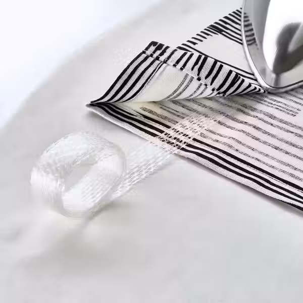 TEMPELFLY ТЕМПЕЛФЛЮ Гардины, 2 шт. - белый/черный/с лентой 145x300 см - фото 5