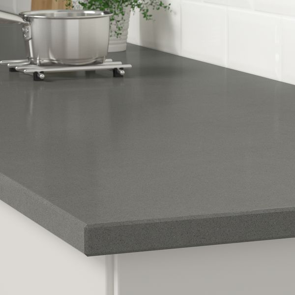 Столешница под заказ, серый под камень/кварц 1 м²x3.0 см IKEA KASKER КАСКЕР 304.540.18 - фото 4