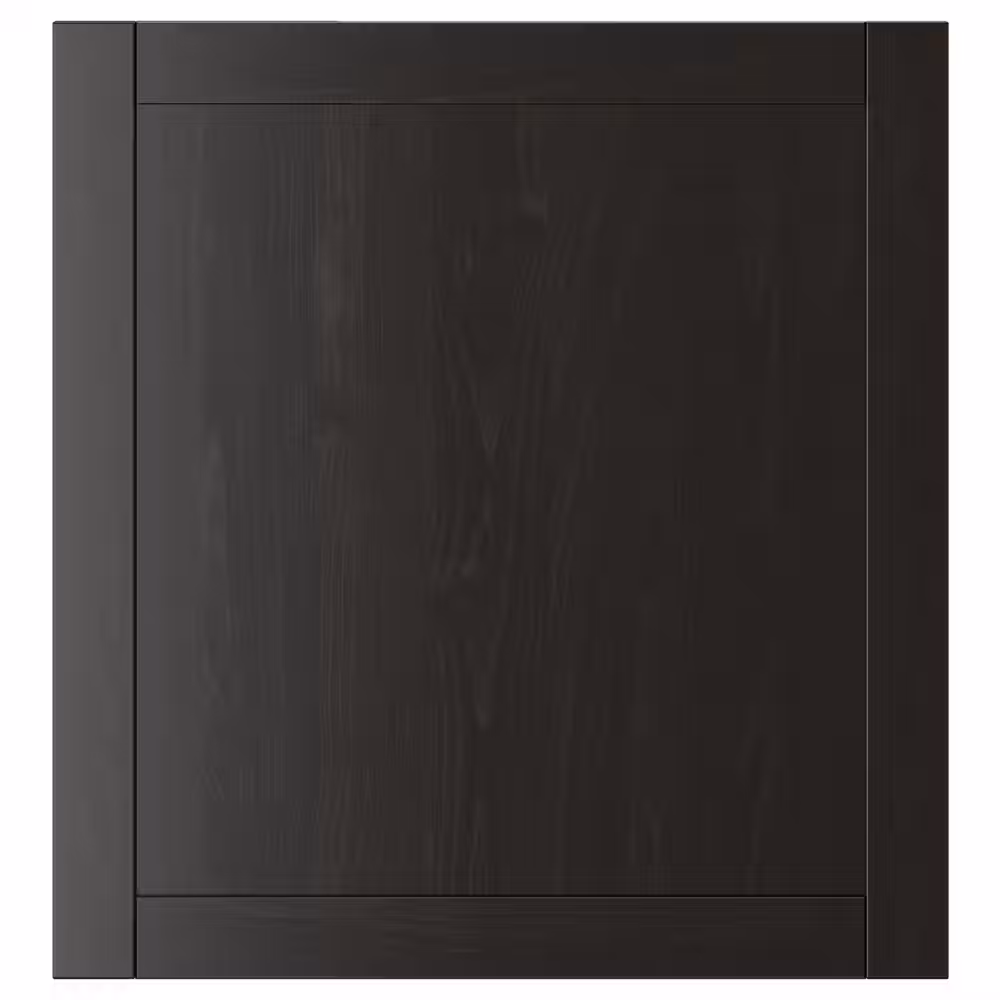 HANVIKEN Дверь - черно-коричневый 60x64 см - фото 1