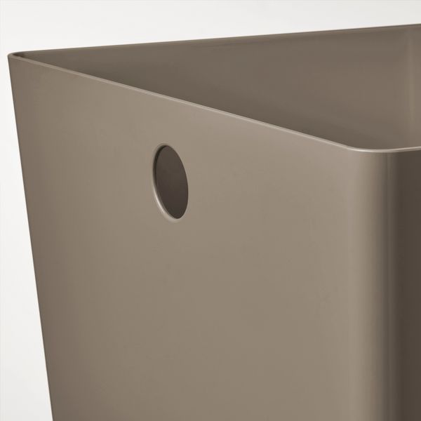 Контейнер, темный серо-бежевый, 26x35x15 см IKEA KUGGIS КУГГИС 205.862.36 - фото 7