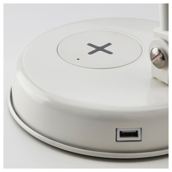 Лампа/устройств для/беспровод зарядки ХЕКТАР, белый - фото 3