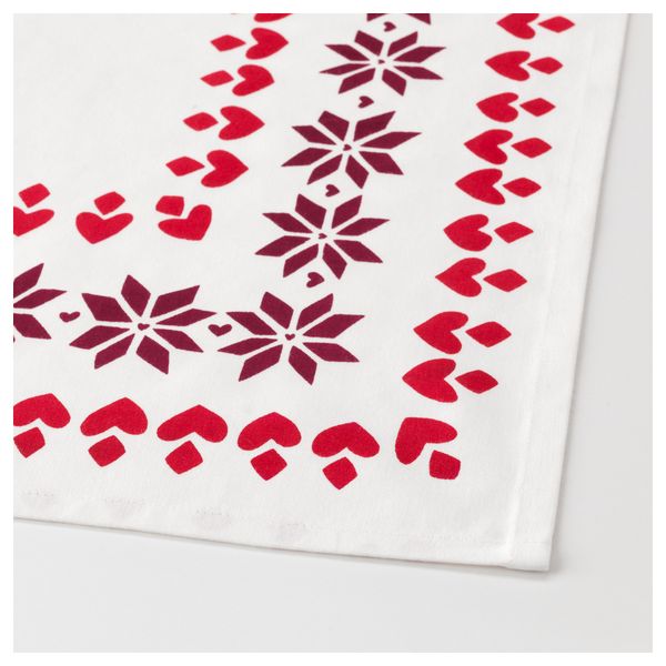 Скатерть ВИНТЕР 2017, красный, белый (145x240 см) - фото 3