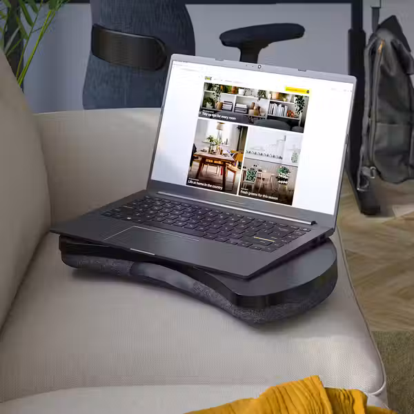 ÖJULF ОЮЛФ Подставка для ноутбука - темно-серый 52x38 см - фото 4