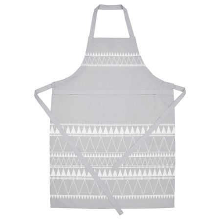 Фартук ВИНТЕР 2017, серый, белый