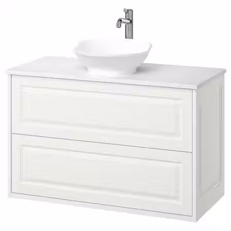 TÄNNFORSEN ТАННФОРСЕН / VÄSTERSJÖN ВЭСТЕРШЁН Шкаф с ящиками/раковина/смеситель