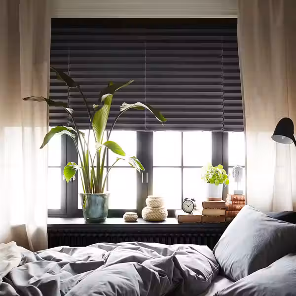 SCHOTTIS Жалюзи плиссе, блокирующие свет - темно-серый 100x190 см - фото 2