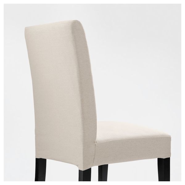 Стул ХЕНРИКСДАЛЬ, коричнево-чёрный, Линнерид неокрашенный - фото 4