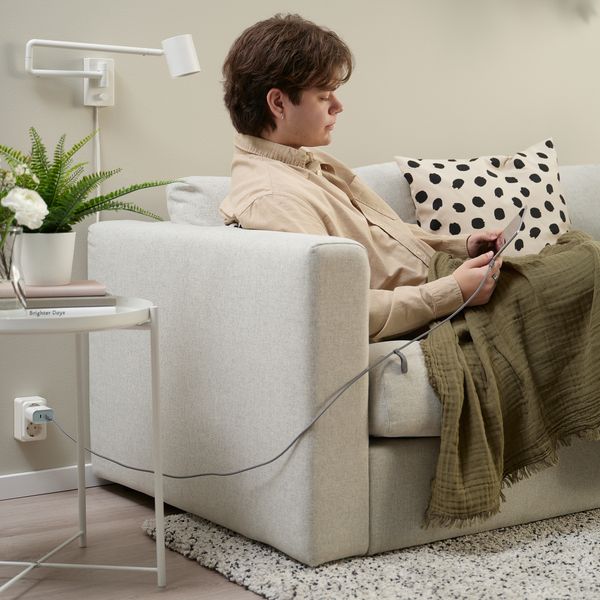 Кабель USB-C–lightning, серый, 1.5 м IKEA LILLÅNGEN ЛИЛЛОНГЕНHULT ЛИЛЛЬХУЛЬТ 405.811.10 - фото 5