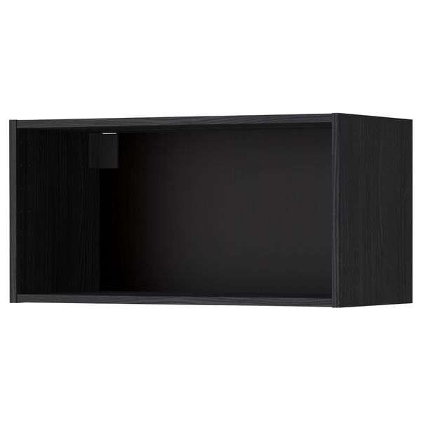 Каркас навесного шкафа, под дерево черный, 80x37x40 см IKEA METOD МЕТОД 002.055.44 - схема-чертеж с размерами